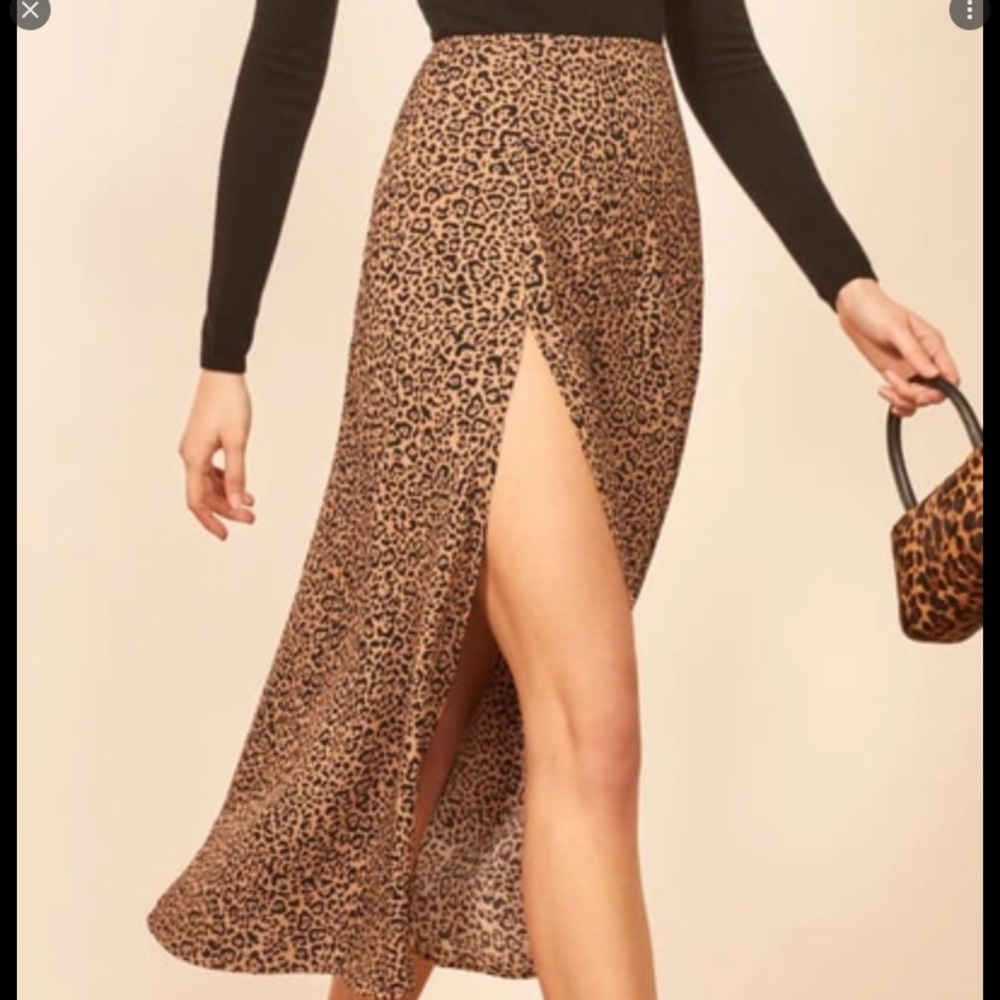 Reformation Zoe Side Slit In Bengal